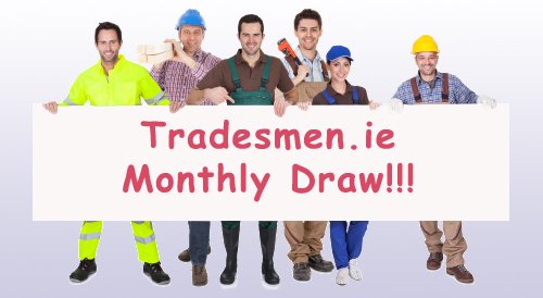 Tradesmen.ie monthly draw