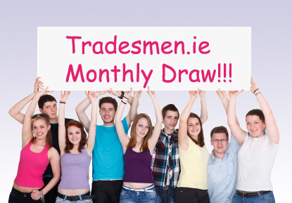 Tradesmen.ie Monthly Draw