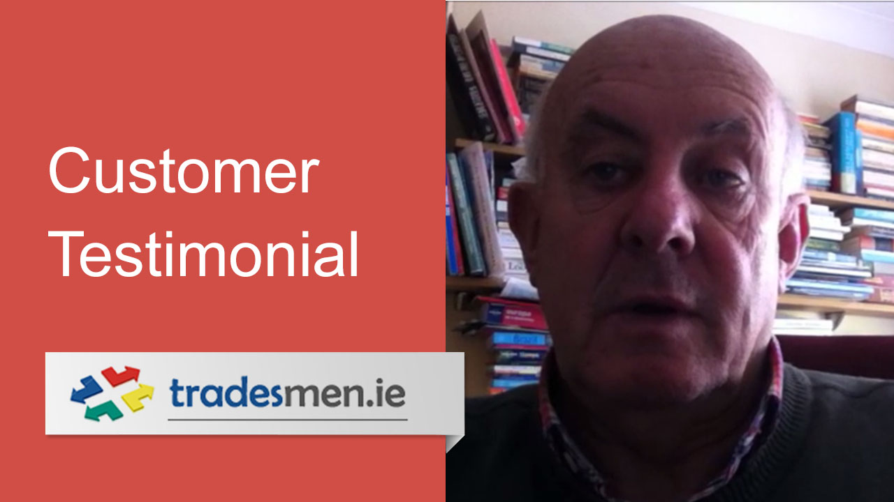 michael brennan testimonial for tradesmen.ie