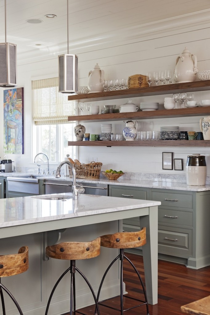 Open Shelving in Kitchen