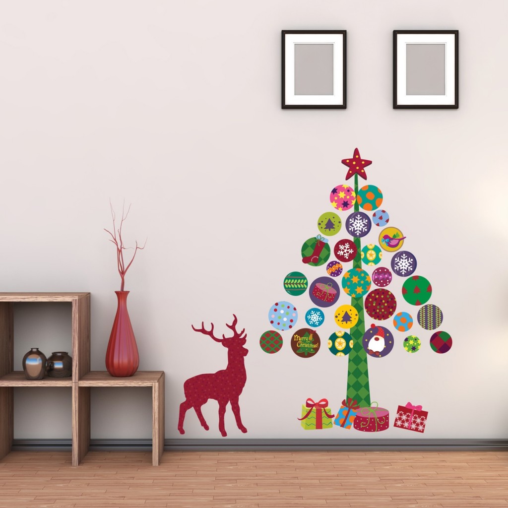 christmas tree wall sticker
