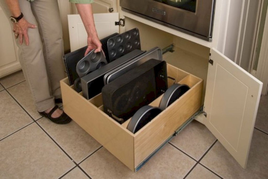 kitchen organising cupboard