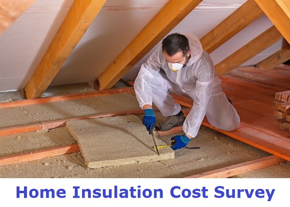 home insulation cost survey