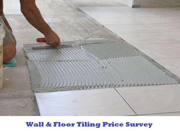 wall and floor tiling price survey