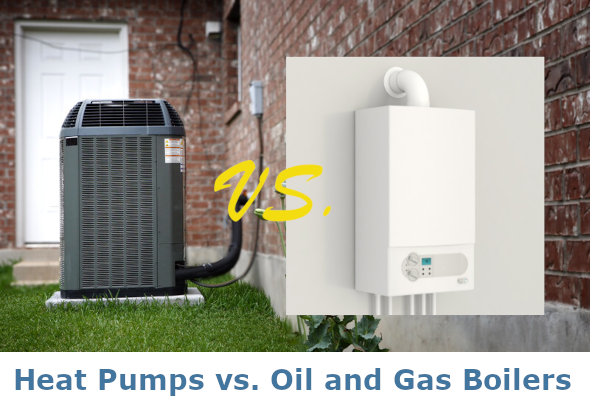 Heat Pumps vs Oil and Gas Boilers